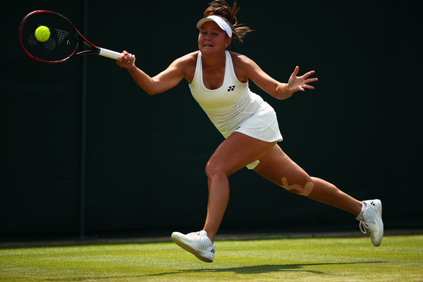 Evgeniya Rodina will be proud of how she rebounded from the mid-match disappointment | Photo: Clive Brunskill/Getty Images Europe