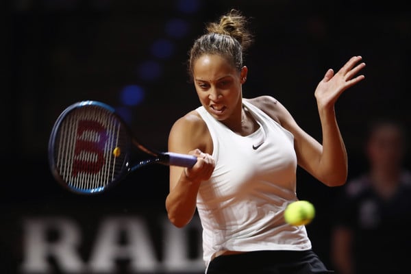 Madison Keys' errors came during the pivotal moments as it proved costly for the American | Photo: Alex Grimm/Getty Images Europe