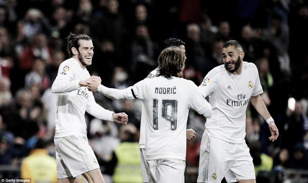 Real Madrid celebrate. | Source: Getty Images