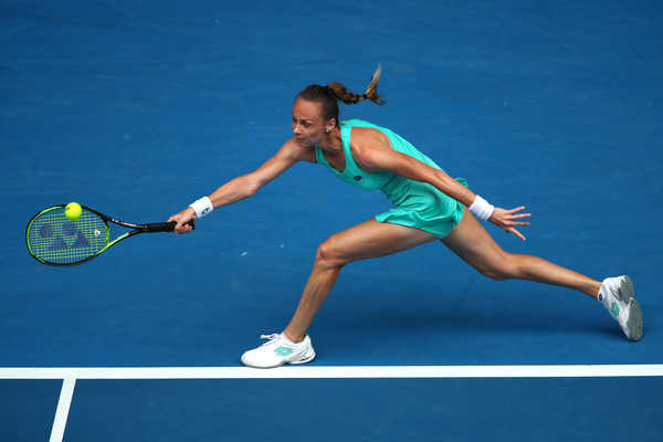 Magdalena Rybarikova was troubled by an injury in Doha, where she made her last appearance, but fortunately the injury did not show up today | Photo: Clive Brunskill/Getty Images AsiaPac