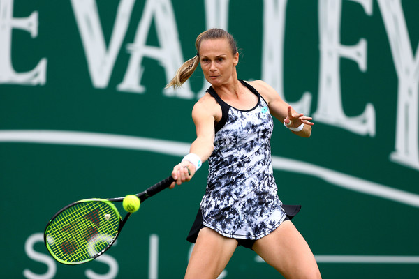 Magdalena Rybarikova will now face Kristina Mladenovic in the second round | Photo: Jordan Mansfield/Getty Images Europe