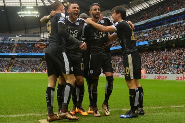 The Foxes came away with a huge 3-1 victory over Manchester City in mid-February | Photo: Getty
