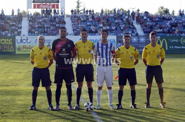 Mantovani, en su debut en Segunda División frente al CD Tenerife | Foto: LaLiga