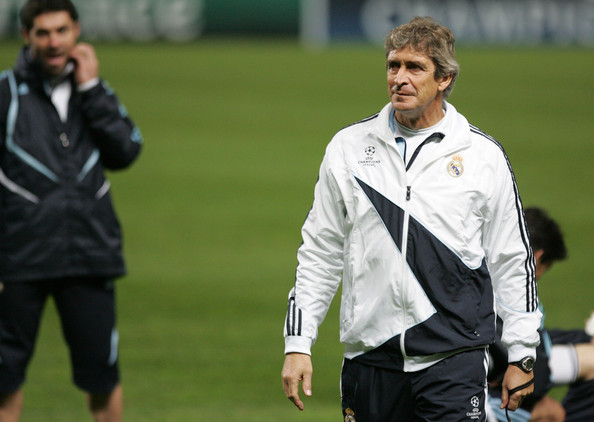 Pellegrini durante su etapa como entrenador del Real Madrid. Foto: Zimbio
