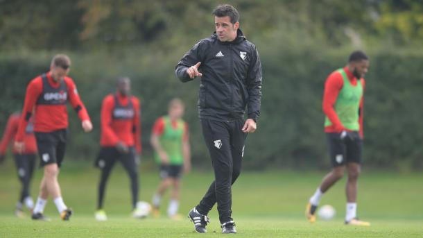 Silva afirmó que sus jugadores trabajan cada vez más duro | Foto: Watford.