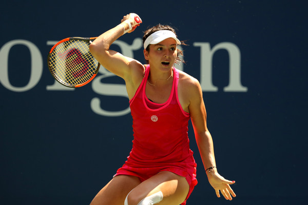 This was Margarita Gasparyan's biggest match of her comeback thus far | Photo: Elsa/Getty Images North America