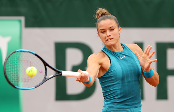 Maria Sakkari made an excellent fightback to level the match at one set all | Photo: Matthew Stockman/Getty Images Europe