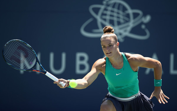 Maria Sakkari will be looking to make her first career WTA final here in San Jose | Photo: Ezra Shaw/Getty Images North America