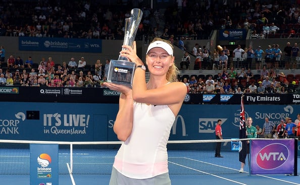 2015 champion Maria Sharapova is back in Brisbane for the first time since her triumph | Photo: Bradley Kanaris