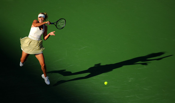 Maria Sharapova received great attention when she came back at the BNP Paribas Open | Photo: Robert Laberge/Getty Images North America