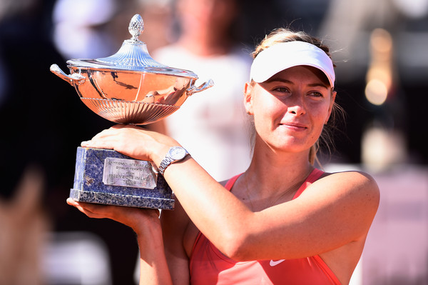 Sharapova won the title here in her last appearance