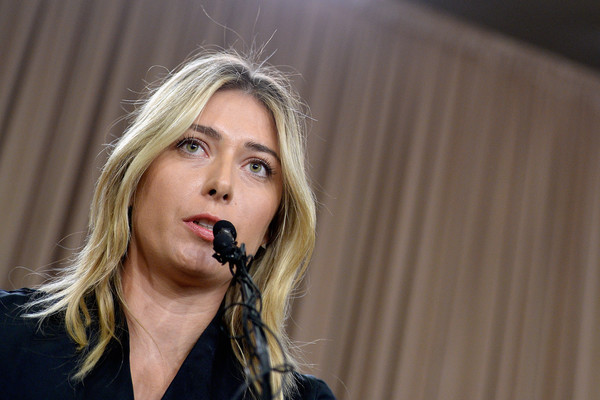 Sharapova is currently provisionally suspended until further notice. | Photo: Kevork Djansezian/Getty Images North America