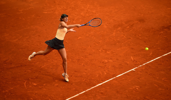 Maria Sharapova's baseline game was working extremely well throughout the match | Photo: Denis Doyle/Getty Images Europe