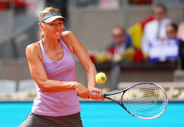 Maria Sharapova in action at Madrid in 2014 | Photo: Clive Brunskill/Getty Images Europe