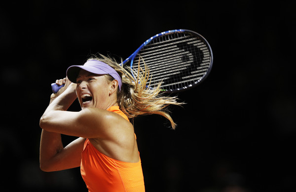 Maria Sharapova's classic grunt was back in action last week | Photo: Adam Pretty/Bongarts