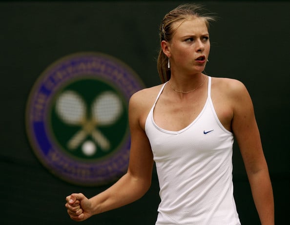 Sharapova was endorsed by Nike when she won her maiden Grand Slam title at Wimbledon in 2004. | Photo: