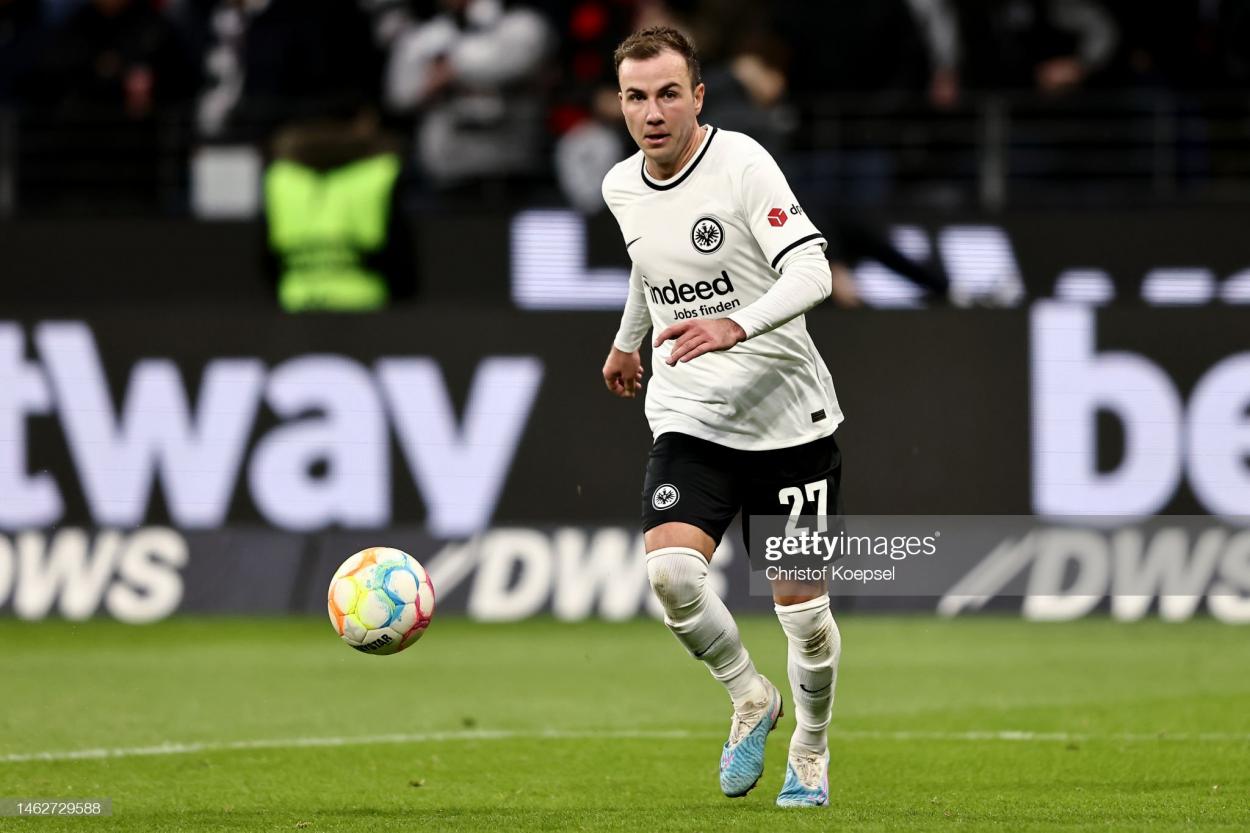 The experience of <strong><a  data-cke-saved-href='https://www.vavel.com/en/international-football/2022/06/21/germany-bundesliga/1115112-mario-gotze-signs-for-eintracht-frankfurt.html' href='https://www.vavel.com/en/international-football/2022/06/21/germany-bundesliga/1115112-mario-gotze-signs-for-eintracht-frankfurt.html'>Mario Gotze</a></strong> has been key to the success of Frankfurt this season PHOTO CREDIT: Christof Koepsel