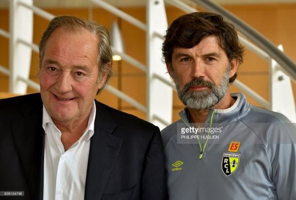 Gervais Martel (L) with new manager Éric Sikora. Source | Getty Images.