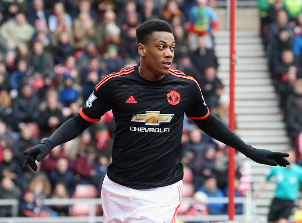 Anthony Martial celebrates his beautiful goal | Photo: Matthew Peters/Manchester United