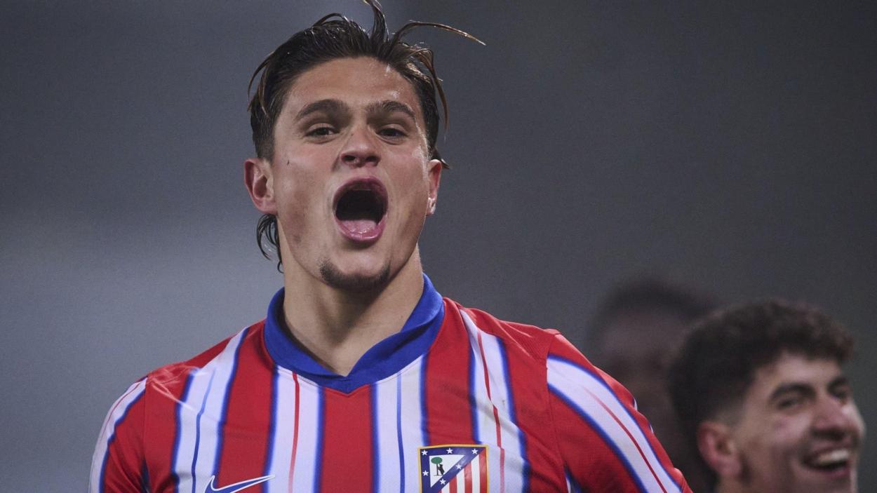 Martín Pascual, defensa central del Atleti B. /Fuente: @EuropaSur
