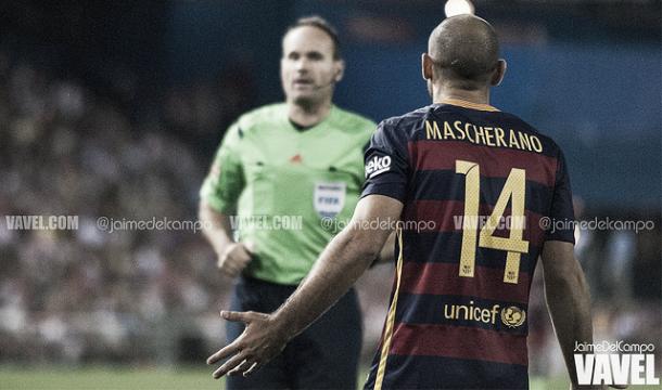 Mascherano, insistente jugando con el Barcelona