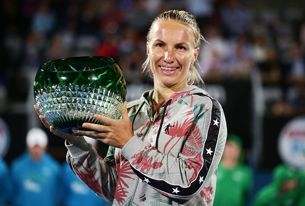 Svetlana Kuznetsov holds the title after winning the Apia International in Sydney (Getty/Matt King)