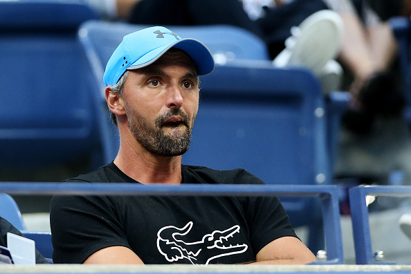 Goran Ivanisevic watches on as Marin Cilic plays in the 2015 US Open semifinal (Getty/Matthew Stockman)