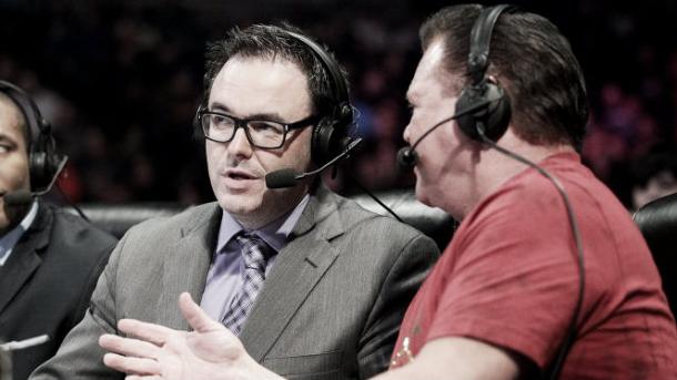 Mauro Ranello said he would like to continue his role with Jerry Lawler and Byron Saxton (image:hiddenremote.com)