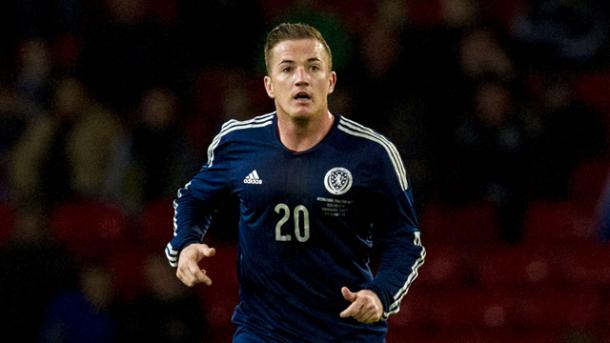 McCormack con la camiseta de Escocia. Foto: Scottish FA