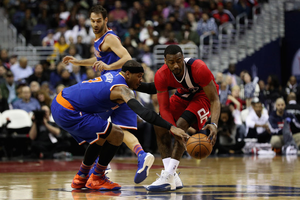 Carmelo Anthony in search of a ring. Credit: Rob Carr/Getty Images North America