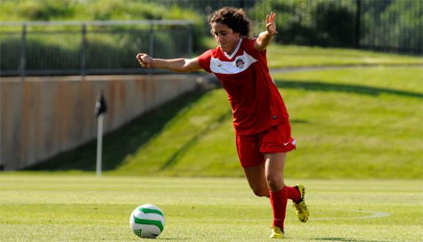 Molly Menchel during her time with the Spirit | photo courtesy of washingtonspirit.com