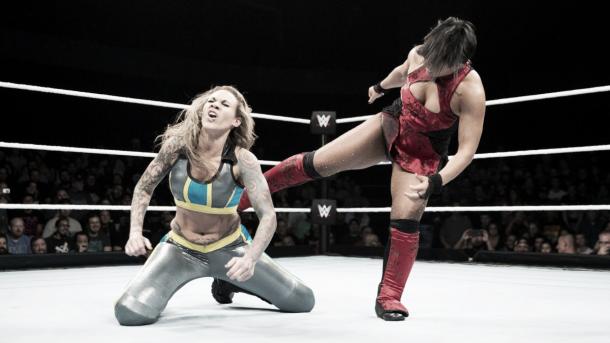 Xia Li impressed in her debut. Photo-WWE.com