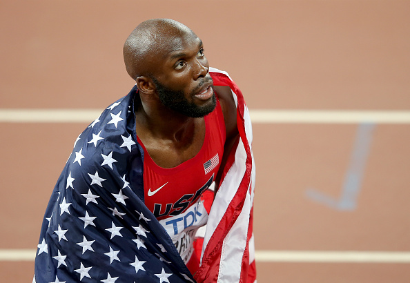 LaShawn Merritt won the silver medal at the World Championships last year (Getty/Lintao Zhang)