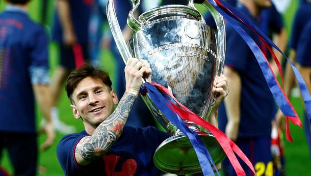 Messi con su cuarta Champions I Taringa.com
