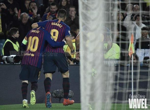 Messi y Suárez acercan la Liga al Barcelona | Foto: Noelia Déniz - VAVEL