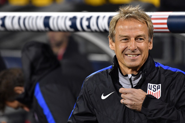 Jürgen Klinsmann durante el partido clasifitorio ante México | Foto: Getty Images North America