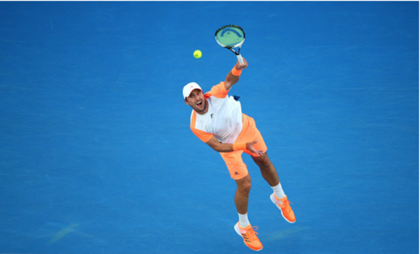 Despite the loss, Zverev remained upbeat after the match, recognizing the amazing run he has had down under. Credit: Michael Dodge/Getty Images