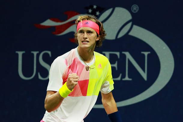 Zverev in action at the US Open last year (Getty/Michael Reeves)