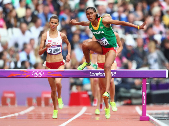 Sofia Assefa in action at the London 2012 Olympic Games (Getty/Michael Steele)