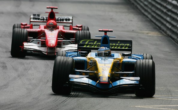 Fernando y Michael en Mónaco 2006. Foto: Getty Images