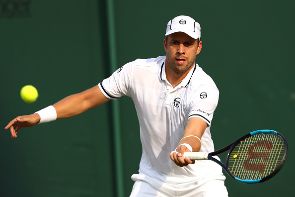 Gilles Muller at Wimbledon (Photo: Michael Steele/Getty Images)