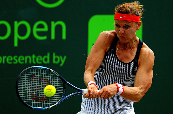 Safarova is looking for form (Getty/Mike Ehrmann)