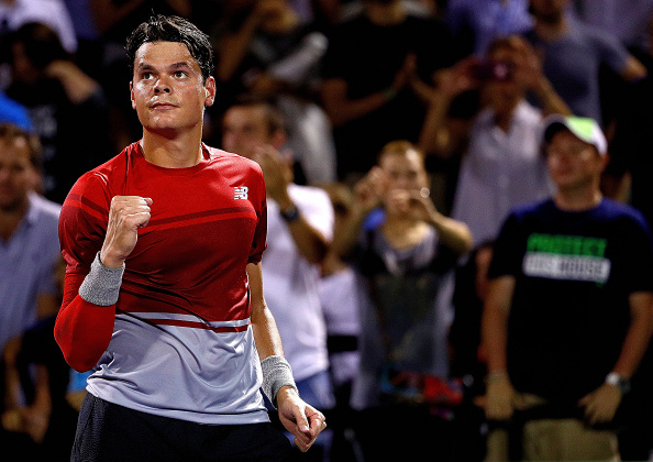 The Canadian will face Damir Dzumhur for the first time in the fourth round. Credit: Mike Ehrmann/Getty Images