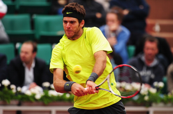 Del Potro at the 2012 French Open, the last time he played at the tournament (Getty/Mike Hewitt)