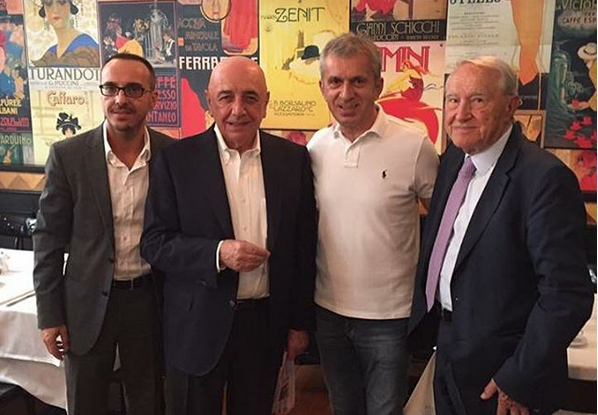 Galliani a Zagabria con il procuratore di Pjaca e il presidente della Dinamo, violanews.com