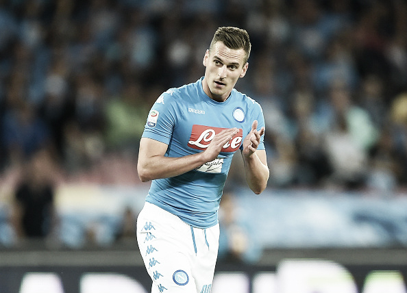 Milik vivia ótima fase no Napoli (Foto: Francesco Pecoraro/Getty Images)