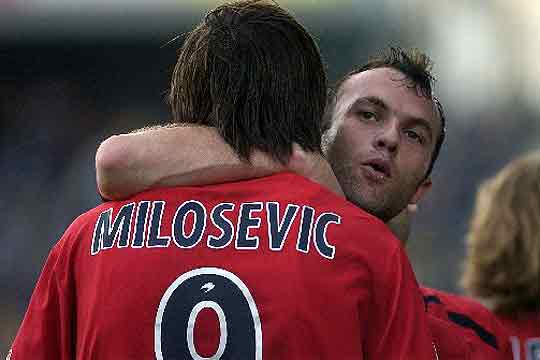 En Pamplona Milosević disfrutó de su última gran etapa como futbolista (Foto: osasuna1920.com)