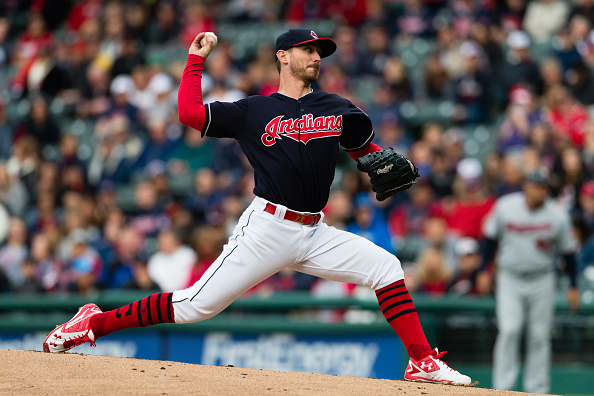 Tomlin throws a pitch in the first inning. (Jason Miller/Getty Images)