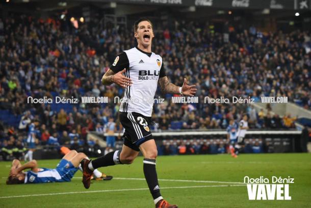 Santi Mina lleva 4 goles en los últimos 5 partidos | Fotografía: Noelia Déniz, VAVEL