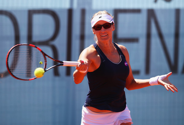 Mirjana Lucic-Baroni in action at the Mutua Madrid Open last year | Photo: Clive Brunskill/Getty Images Europe